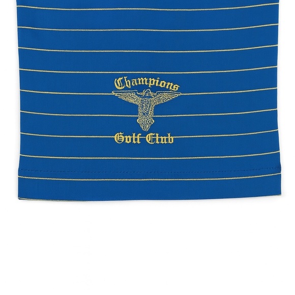 Peter Millar Summer Comfort Blue Striped Polo Shirt Mens Large Golf Shirt - Picture 3 of 3